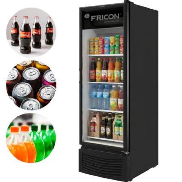Imagem de Refrigerador Conservador Vertical Fricon Porta De Vidro LED 569L VCFM5