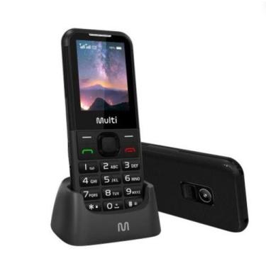 Imagem de Celular do idoso multilaser vita 4g p9225 dual chip preto