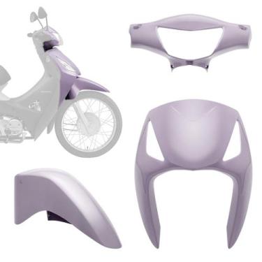 Imagem de KIT CARENAGEM HONDA BIZ 125 2006 2007 2008 2009 2010 3 PEçAS PRO TORK 