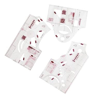 Imagem de harayaa 1: 5/1: 3 Regras de, Kit de Construção de Padrões para Design Têxtil de Moda, Personalizados, Desenho, a, 1: 3