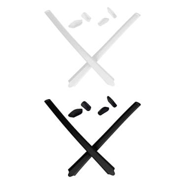 Imagem de Mryok Kits de reposição para ponteiras de orelha Oakley Flak Draft OO9364 – Opt, Branco e preto, One Size