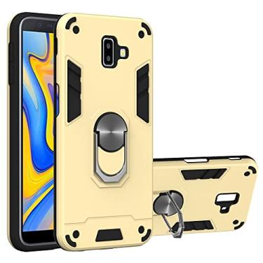 Imagem de Capa de celular Para o caso de Samsung Galaxy J6 Plus, capa à prova de choque de grau militar com suporte de montagem de automóveis magnéticos do carro para Samsung Galaxy J6 Plus Protector Case