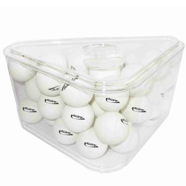 Imagem de Porta-Bolas Klopf para Tênis de Mesa 35080 Branca - 36 Unidades 