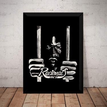 Imagem de Quadro Decorativo Rap Racionais Mc's Hip Hop Arte