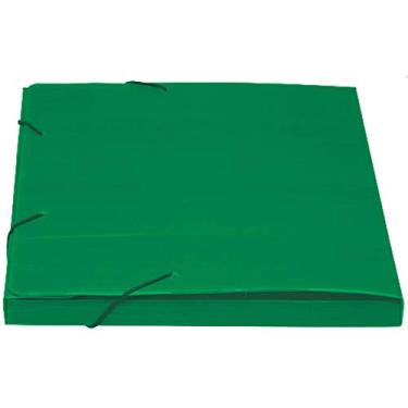 Imagem de Polibras Novaonda Pasta com Elástico, Verde, 245 x 20 x 335 mm, 10 Unidades