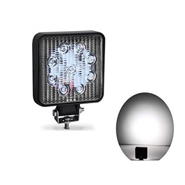 Imagem de Farol Milha 9 Leds 27w 12v/24v Quadrado Off-road 6000k