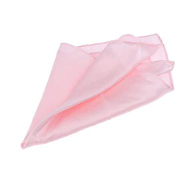 Imagem de simhoa Lenço de Bolso Liso de Seda de Amoreira para, Rosa