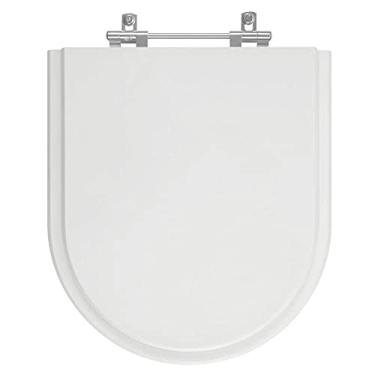 Imagem de Assento Sanitario Poliester Riviera Cinza Prata para vaso Celite
