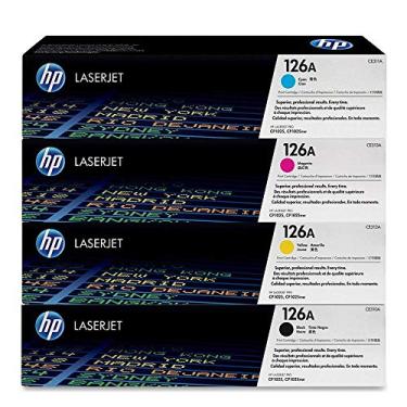 Imagem de Kit Toner Hp Ce310a Ce311a Ce312a Ce313a 126a Laserjet Pro Cp1025 Cp1025nw