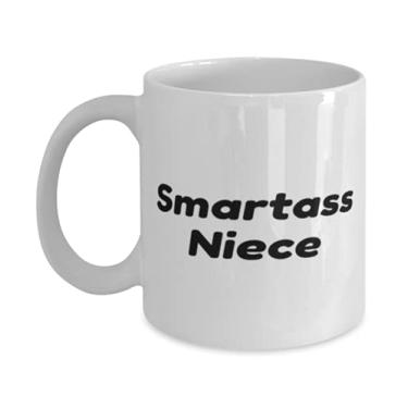 Imagem de Caneca Smartass Niece 325 ml, 445 ml, copo de sobrinha, fofa para sobrinha