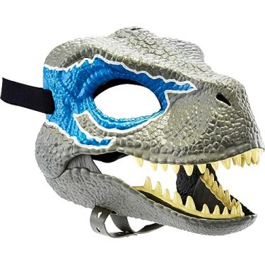 Imagem de Mattel Jurassic World Máscara Super Mordida Velociraptor Blue, Multicor