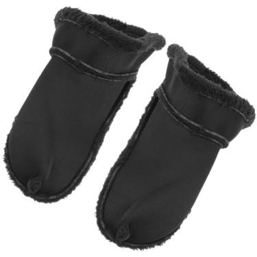 Imagem de KESYOO 1 Par inserções de sapatos de inverno inserção de sapato quente chinelos para homens chinelos de lã palmilhas fofas inserções de sapatos quentes buraco capa de algodão cortiça cara
