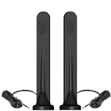 Imagem de TECHTOO TS9 Antena externa 5G 4G LTE 3G GPRS GSM à prova d'água com base magnética compatível com roteador Netgear AT&T Nighthawk M6 MR6110 MR6500 M5 Hotspots Router (conector TS9)