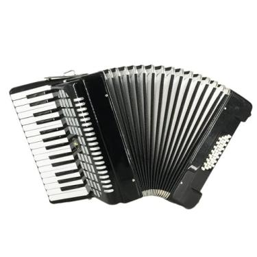 Imagem de BailingDS Acordeão de 25 teclas e 16 graves, preto, iniciante a profissional, portátil, capa incluída