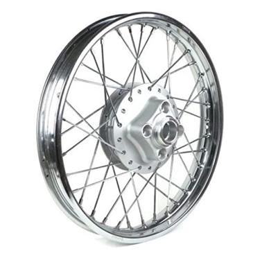 Imagem de Aro De Roda 18 X 160 Montado Dianteiro Titan 2000 Ks Cromado Cromo Forte