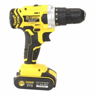 Imagem de Parafusadeira 12v 1350 Rpm Com Carregador Bateria E Bits Pfl-12 Lynus