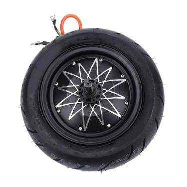 Imagem de Motor de Cubo de Roda de Alta Potência de 14 Polegadas 8000-10000W Com Pneu a Vácuo - Freio a Disco de Baixo Ruído à Prova de Poeira para Bicicleta Scooter Elétrica