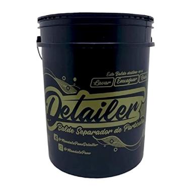 Imagem de Balde para Lavagem Automotiva Detailer 19 Litros Preto