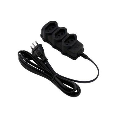 Imagem de Extensão Slim 5m 2P+T 10A 250V - INMETRO | Casulos