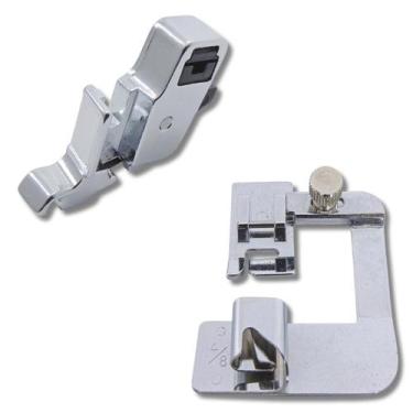 Imagem de Kit Calcador de Bainha Barra 10mm 6290-4 e Mais Calcador Adaptador Has