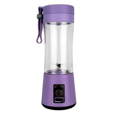 Imagem de Mini Liquidificador Portátil Recarregável Usb 4 Lâminas 380 - Gici Cas