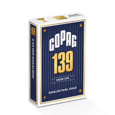 Imagem de Baralho Copag 139 Naipe Grande, Azul