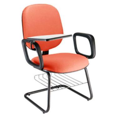 Imagem de Cadeira Universitária com prancheta para Escolas Linha Uno Vermelho - 
