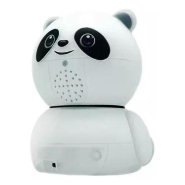 Imagem de Camera Espiã Wifi 360 Inteligente Urso Panda Com Audio Ip Cor Branco -