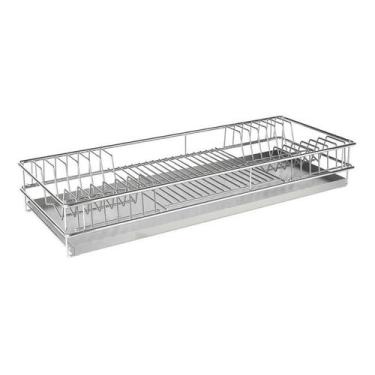 Imagem de Escorredor De Pratos Embutir 870x75x270mm Mód 900mm Inox - GTB