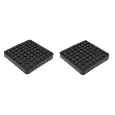 Imagem de Sapata Borracha Elevador Autocenter Quadrada 119mm Kit 2 - Noster Náut