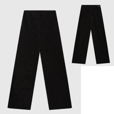 Imagem de Calça Wide Leg com fenda lateral em malha lurex Enfim