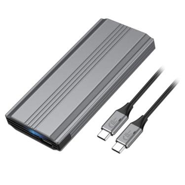 Imagem de Xiwai Estojo adaptador USB de 20 Gbps tipo C USB3.2 USB4 para M-Key M.2 NGFF NVME SATA SSD PCBA Gabinete 2280/2242/2260 mm RTL9220