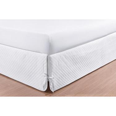 Imagem de Saia Box Solteiro Soft Branco Valle Enxovais 1 peça