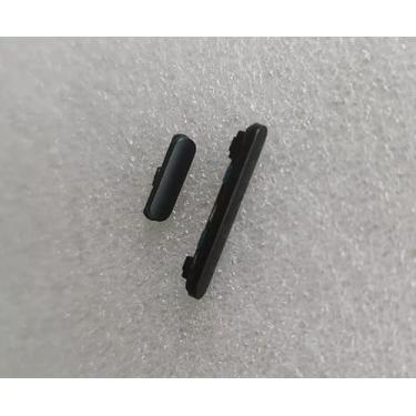 Imagem de Botão Power On Off Volume Up Down Teclas Laterais Externas Substituição Compatível com Google Pixel 8A 5G (Preto)