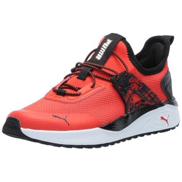 Imagem de PUMA Tênis infantil unissex Pacer 23, Puma Vermelho-puma preto-puma branco, 11.5 Little Kid