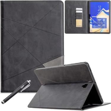 Imagem de Newshine Capa para Galaxy Tab S4 10.5 2018, capa fólio antiderrapante de visualização multiângulo com ativar/hibernar automática para tablet Samsung Galaxy Tab S4 10,5 polegadas 2018 (SM-T830 T835