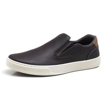 Imagem de Sapatenis Casual Slip On Masculino Tenis Moderno Macio Dia a Dia - EXP