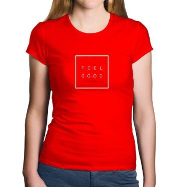Imagem de Baby Look Algodão Feel Good - Foca na Moda, Vermelho, GGG