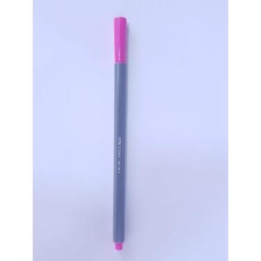 Imagem de Caneta Hidrográfica Fineliner 0.4mm Ponta Extra Fina - BRW, ROSA NEON