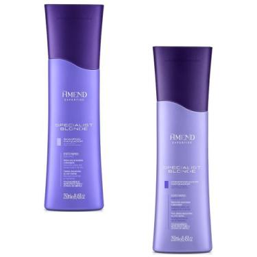 Imagem de Shampoo Condicionador Matizador Amend Specialist Blonde Expertise 250m