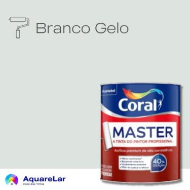 Imagem de Coral Master Fosco 800ml, BRANCO GELO