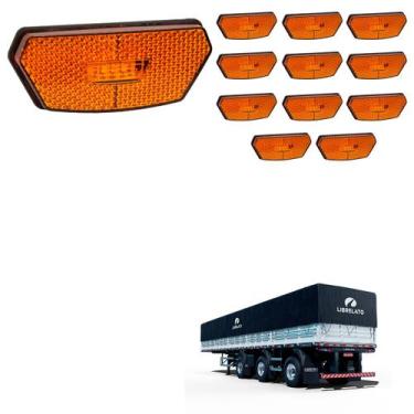 Imagem de 12 Lanterna Diamante Librelato LED Âmbar Saída Fios - DW Componentes