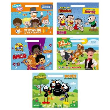 Imagem de Kit livro infantil blocão de colorir. - Ciranda Cultural