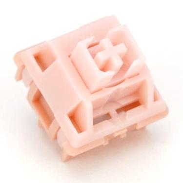 Imagem de WS Interruptores de teclado mecânicos 5 pinos PCB Mount Lubrificados Interruptores Lineares Rosa (35 peças)