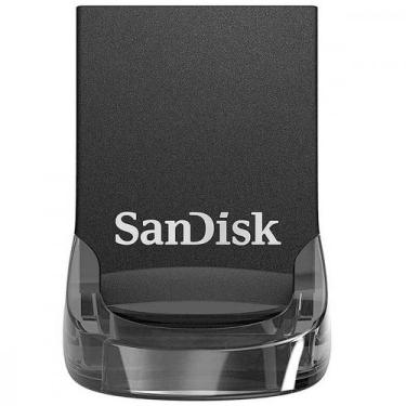 Imagem de Pen Drive Sandisk Ultra Fit 64GB USB 3.2, Preto