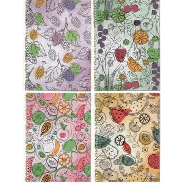 Imagem de Caderno Espiral Capa Dura 1 Matéria - 80 Folhas - Fru Fru - São Doming