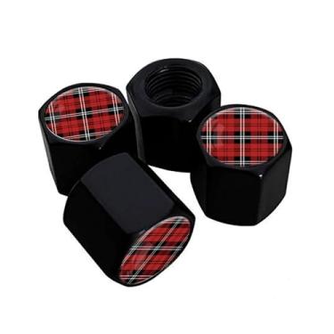 Imagem de Tampas de haste de válvula de pneu de metal, pacote com 4, tampas de haste de roda de carro, tampas de válvula de ar universais de alumínio para carros, caminhões, SUVs, bicicletas, motocicletas,