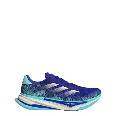 Imagem de adidas Tênis de corrida masculino Supernova Prima, Azul lúcido/zero metálico/azul-claro, 41