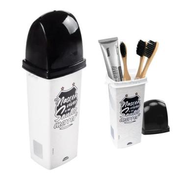 Imagem de Santos Porta Escova Pasta de Dente Mochila Escola Academia - PLASUTIL