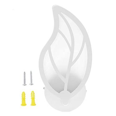 Imagem de Lâmpada de Parede Branca Quente de 12w Design Em Forma de Folha Exclusiva Moderna Luminoso de Parede Criativa Simples Com Lascas de Lâmpada LED de Alto Brilho para Cafés,